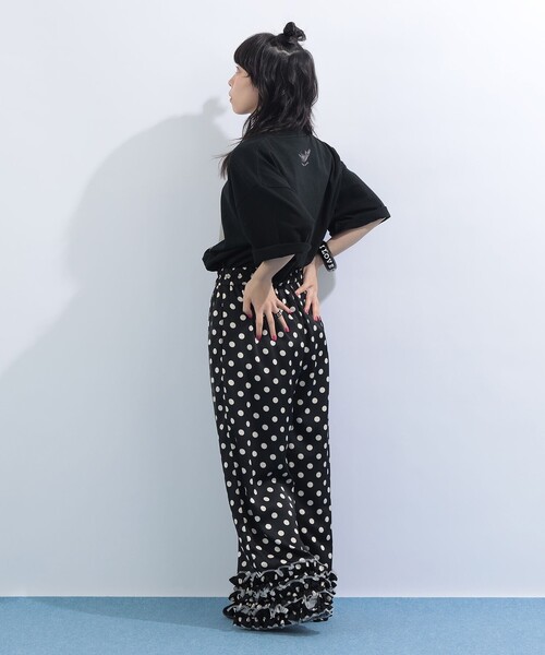 mmts（マミタス）の「【COLLABORATION】清水奈緒 / デコshake hands Tシャツ 旅行 レイヤード 洗濯可能 主役トップス ライブ（Tシャツ/カットソー・レディース・ブラック/ホワイト・S/M/L/XL）」の9枚目の写真