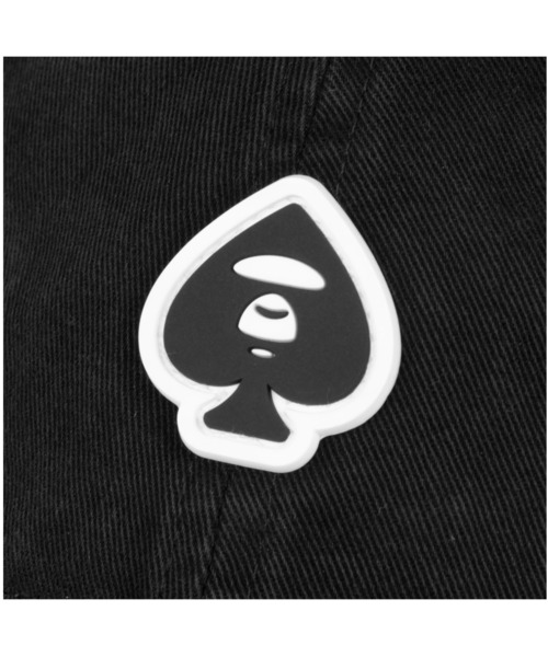 AAPE BY A BATHING APE（エーエイプバイアベイシングエイプ）の「AAPE NOW SPADES CAP（キャップ・メンズ・バーガンディー/ライトブラック・FREE）」の5枚目の写真