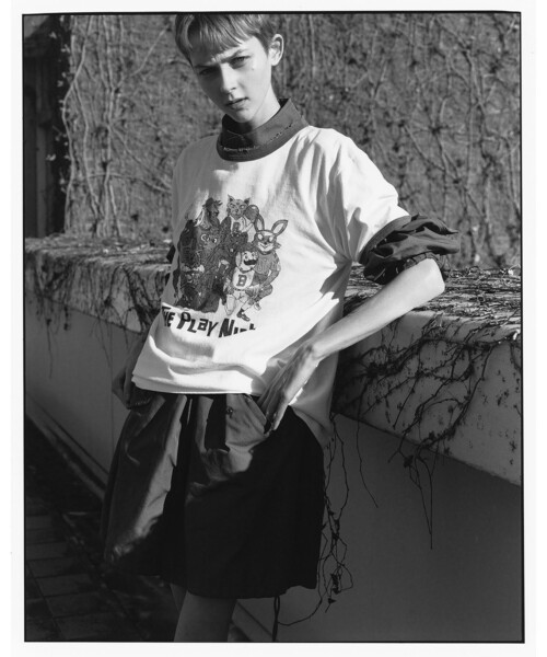 maturely(マチュアリー)の「【別注】HEAR MY NAME × maturely / プレイヤーズ プリント ショートスリーブ(Tシャツ/カットソー・レディース・アイボリー/グレー・1/0)」の22枚目の写真