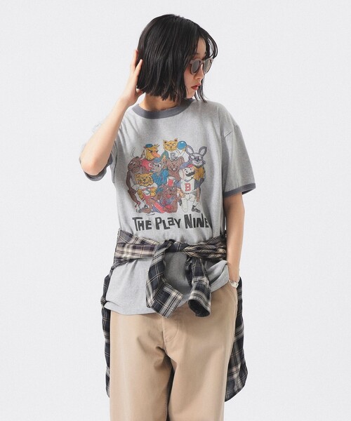 maturely(マチュアリー)の「【別注】HEAR MY NAME × maturely / プレイヤーズ プリント ショートスリーブ(Tシャツ/カットソー・レディース・アイボリー/グレー・1/0)」の17枚目の写真