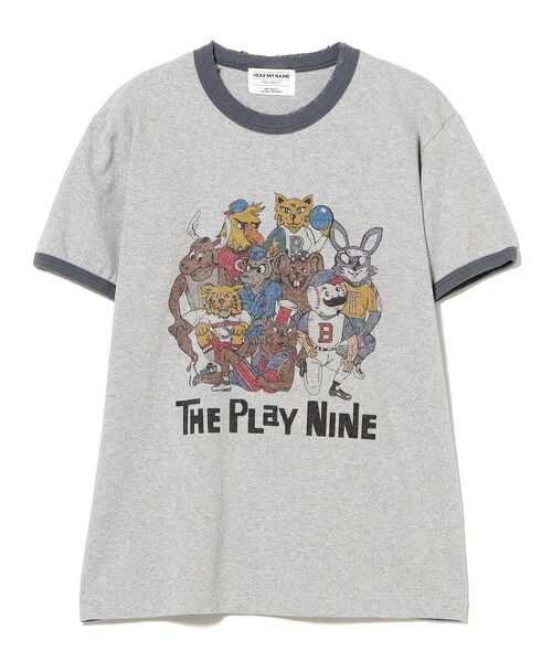 maturely(マチュアリー)の「【別注】HEAR MY NAME × maturely / プレイヤーズ プリント ショートスリーブ(Tシャツ/カットソー・レディース・アイボリー/グレー・1/0)」の9枚目の写真