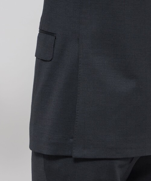 MACKINTOSH LONDON(マッキントッシュ ロンドン)の「【FLEX JERSEY】ハイゲージジャカードグレンチェックセットアップジャケット(テーラードジャケット・メンズ・ダークネイビー・36/38/40)」の9枚目の写真