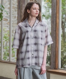 Casper John（キャスパージョン）の「See-through check shirts シースルーチェックシャツ（シャツ/ブラウス）」