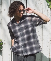 Casper John（キャスパージョン）の「See-through check shirts シースルーチェックシャツ（シャツ/ブラウス）」