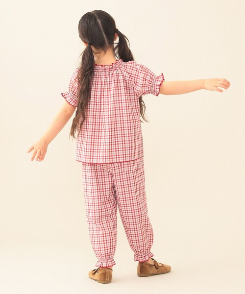 BEAMS mini(ビームスミニ)の「【WEB限定】チェック パンツ 2026SS(90~130cm)(その他パンツ・キッズ・ネイビー系/レッド系・130/120/110/100/90)」の8枚目の写真