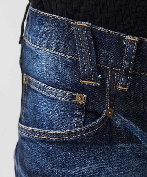 MICHEL KLEIN HOMME   （ミッシェルクランオム）の「《日本製》ブルーオーシャンデニムパンツ（デニムパンツ・メンズ・ネイビー・MEDIUM/LARGE/X-LARGE）」の15枚目の写真