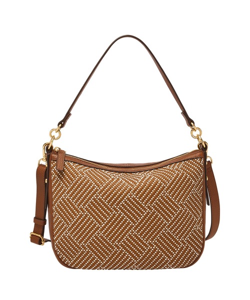 FOSSIL(フォッシル)の「フォッシル 斜めがけバッグ レディース PVC/PU ブラウン スマホ収納可 ZB11199994(ショルダーバッグ・レディース・ブラウン・FREE)」の1枚目の写真