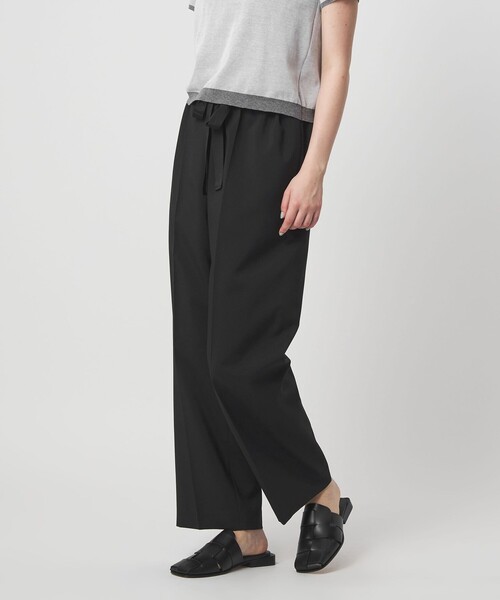 ASTRAET(アストラット)の「<ASTRAET>ポリエステル イージー ワイドテーパードパンツ(その他パンツ・レディース・ブラック/グレー・1/0)」の6枚目の写真