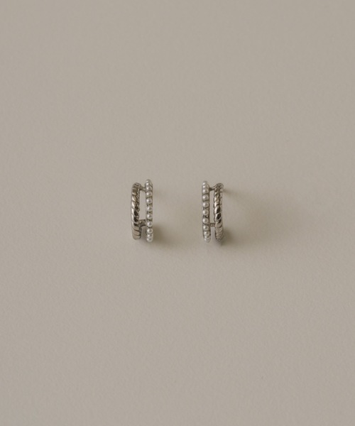 muku(ムク)の「PIERCE/TWIST PEARL(ピアス(両耳用)・レディース・シルバー/ゴールド・FREE)」の22枚目の写真