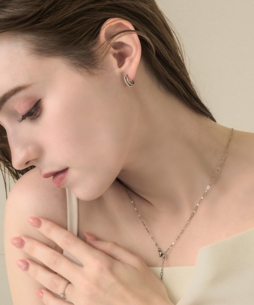 muku(ムク)の「PIERCE/TWIST PEARL(ピアス(両耳用)・レディース・シルバー/ゴールド・FREE)」の10枚目の写真