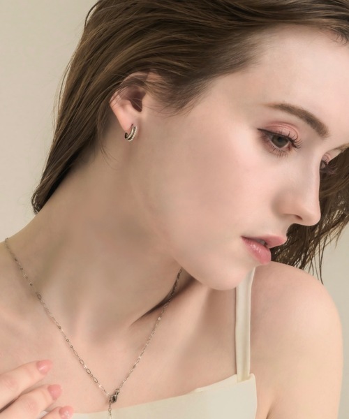 muku(ムク)の「PIERCE/TWIST PEARL(ピアス(両耳用)・レディース・シルバー/ゴールド・FREE)」の12枚目の写真