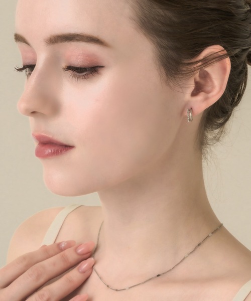 muku(ムク)の「PIERCE/TWIST PEARL(ピアス(両耳用)・レディース・シルバー/ゴールド・FREE)」の14枚目の写真