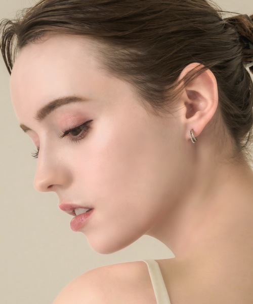 muku(ムク)の「PIERCE/TWIST PEARL(ピアス(両耳用)・レディース・シルバー/ゴールド・FREE)」の8枚目の写真