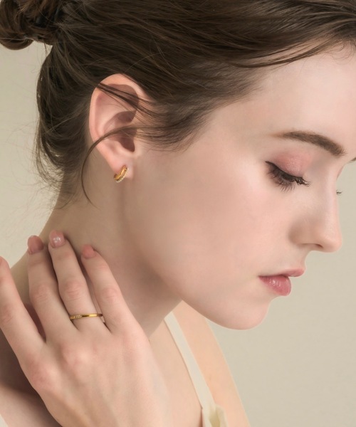 muku(ムク)の「PIERCE/TWIST PEARL(ピアス(両耳用)・レディース・シルバー/ゴールド・FREE)」の11枚目の写真