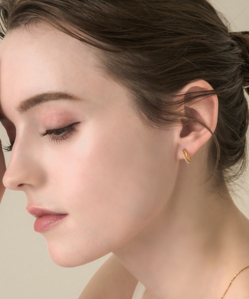 muku(ムク)の「PIERCE/TWIST PEARL(ピアス(両耳用)・レディース・シルバー/ゴールド・FREE)」の7枚目の写真
