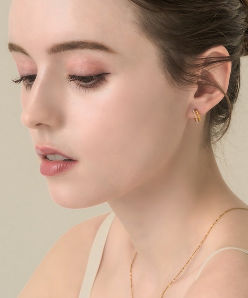 muku(ムク)の「PIERCE/TWIST PEARL(ピアス(両耳用)・レディース・シルバー/ゴールド・FREE)」の17枚目の写真