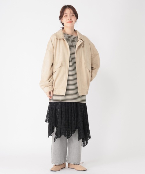 studio CLIP（スタディオクリップ）の「柔らかボーダーチュニックプルオーバー（Tシャツ/カットソー・レディース・その他1/その他2/その他3・FREE）」の10枚目の写真