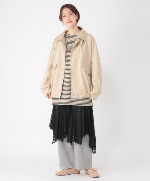 studio CLIP（スタディオクリップ）の「柔らかボーダーチュニックプルオーバー（Tシャツ/カットソー・レディース・その他1/その他2/その他3・FREE）」の11枚目の写真