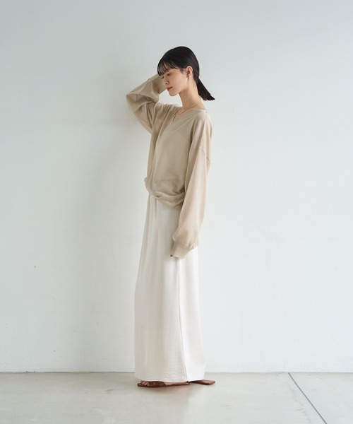 meilmada(メイルマダ)の「ヴィンテージサテンスカート(スカート・レディース・アイボリー/ブラック・SMALL/MEDIUM)」の13枚目の写真
