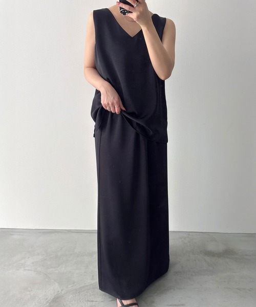 meilmada(メイルマダ)の「ヴィンテージサテンスカート(スカート・レディース・アイボリー/ブラック・SMALL/MEDIUM)」の19枚目の写真