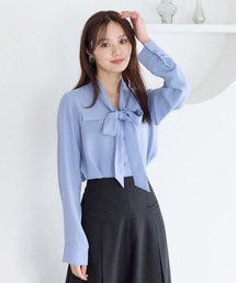 Andemiu | ポケツキボウタイブラウス646224(シャツ/ブラウス)