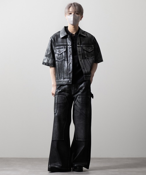 CLEL(クレイル)の「【CLEL】Functional Thermal Lace-Up Short Sleeve T-Shirt / ファンクショナリー サーマルレースアップ半袖Tシャツ(抗菌防臭/吸水速乾)(Tシャツ/カットソー・メンズ・ネイビー/ブラック/杢グレー/ワイン/グレイッシュベージュ/グレー系1/ダークブラウン/グレー系2・S/XS/L/M)」の18枚目の写真