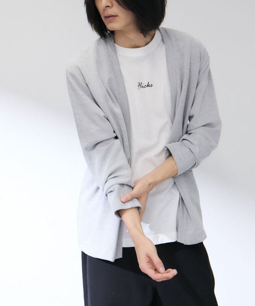 REAL STANDARD カノコ着流しカーディガンアンサンブル（Tシャツ
