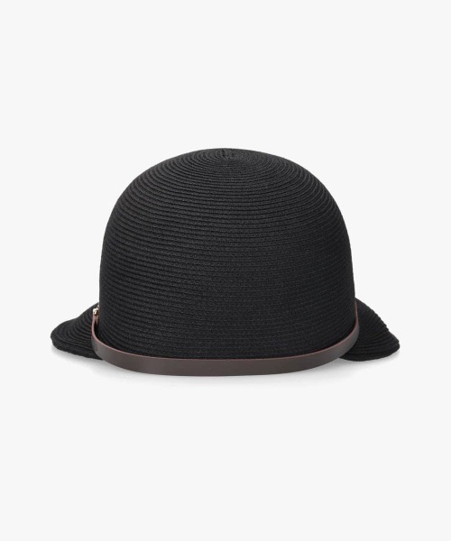 Chapeau d' O(シャポードオー)の「Chapeau d' O Si_Braid Bit Wide Cap / シャポードオー(キャップ・レディース・ベージュ/ブラック/ブルー・M/57.5cm)」の5枚目の写真