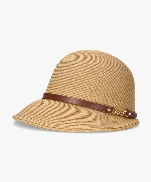 Chapeau d' O(シャポードオー)の「Chapeau d' O Si_Braid Bit Wide Cap / シャポードオー(キャップ・レディース・ベージュ/ブラック/ブルー・M/57.5cm)」の11枚目の写真