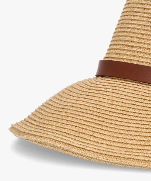 Chapeau d' O(シャポードオー)の「Chapeau d' O Si_Braid Bit Wide Cap / シャポードオー(キャップ・レディース・ベージュ/ブラック/ブルー・M/57.5cm)」の19枚目の写真