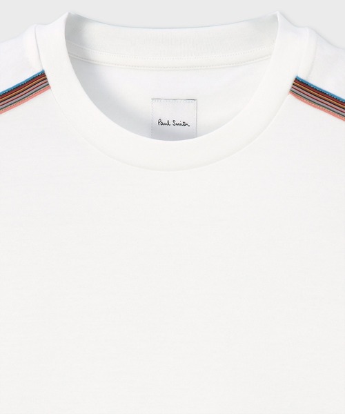 Paul Smith(ポールスミス)の「シグネチャーストライプテープ 長袖Tシャツ / 163503 049X(Tシャツ/カットソー・メンズ・ダークグレー/ホワイト・SMALL/X-LARGE/LARGE/MEDIUM)」の5枚目の写真