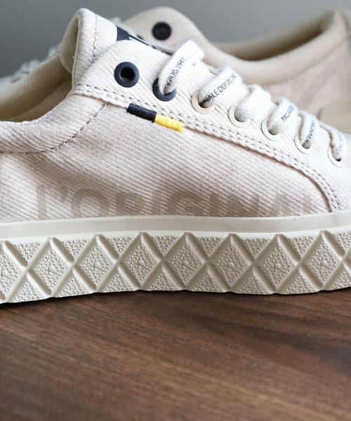 PALLADIUM（パラディウム）の「ヴィンテージ加工PALLA ACE LO SURPLUS パラエース ロー サープラス ユニセックス スニーカー（スニーカー・メンズ・サンドベージュ/ブラック・29cm/28cm/27.5cm/27cm/26.5cm/25.5cm/25cm/24.5cm/24cm/23.5cm/22.5cm）」の6枚目の写真