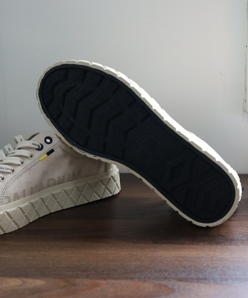 PALLADIUM（パラディウム）の「ヴィンテージ加工PALLA ACE LO SURPLUS パラエース ロー サープラス ユニセックス スニーカー（スニーカー・メンズ・サンドベージュ/ブラック・29cm/28cm/27.5cm/27cm/26.5cm/25.5cm/25cm/24.5cm/24cm/23.5cm/22.5cm）」の14枚目の写真