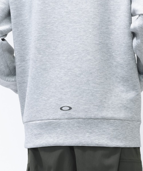 OAKLEY(オークリー)の「オークリー OAKLEY ENHANCE QD FLEECE L/S HOODY 5.0(パーカー・メンズ・ブルーグレー/スモークピンク/グレー・LL/3L/M/L)」の16枚目の写真