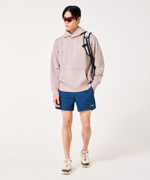 OAKLEY(オークリー)の「オークリー OAKLEY ENHANCE QD FLEECE L/S HOODY 5.0(パーカー・メンズ・ブルーグレー/スモークピンク/グレー・LL/3L/M/L)」の6枚目の写真