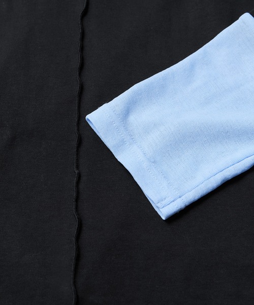 le cercle ADAM ET ROPE'(ルセルクルアダムエロペ)の「配色シアートップス(Tシャツ/カットソー・レディース・グリーン系その他2/ブラック系その他・FREE)」の16枚目の写真