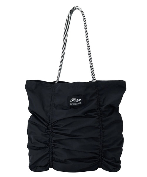 ROXY(ロキシー)の「ROXY ウィメンズ COASTY DAYS TOTE トートバッグ 【2026年春夏モデル】/ロキシードローコード付きナイロンバッグ(トートバッグ・レディース・ブラック/ベージュ/ミント・FREE)」の1枚目の写真
