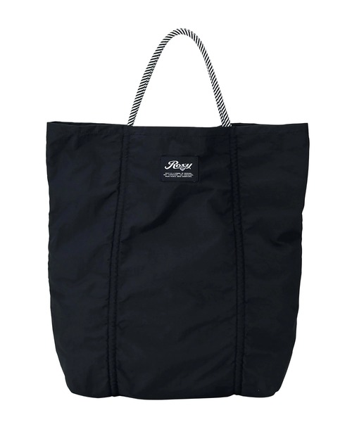 ROXY(ロキシー)の「ROXY ウィメンズ COASTY DAYS TOTE トートバッグ 【2026年春夏モデル】/ロキシードローコード付きナイロンバッグ(トートバッグ・レディース・ブラック/ベージュ/ミント・FREE)」の5枚目の写真