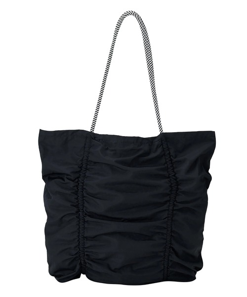 ROXY(ロキシー)の「ROXY ウィメンズ COASTY DAYS TOTE トートバッグ 【2026年春夏モデル】/ロキシードローコード付きナイロンバッグ(トートバッグ・レディース・ブラック/ベージュ/ミント・FREE)」の7枚目の写真
