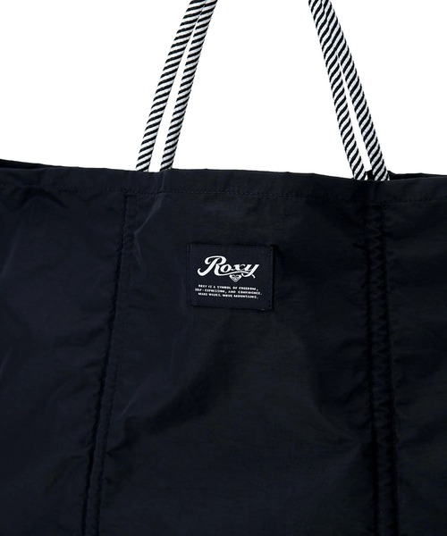 ROXY(ロキシー)の「ROXY ウィメンズ COASTY DAYS TOTE トートバッグ 【2026年春夏モデル】/ロキシードローコード付きナイロンバッグ(トートバッグ・レディース・ブラック/ベージュ/ミント・FREE)」の10枚目の写真