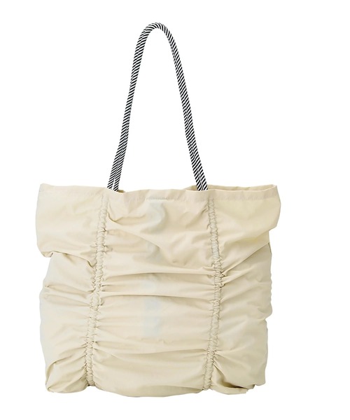 ROXY(ロキシー)の「ROXY ウィメンズ COASTY DAYS TOTE トートバッグ 【2026年春夏モデル】/ロキシードローコード付きナイロンバッグ(トートバッグ・レディース・ブラック/ベージュ/ミント・FREE)」の14枚目の写真