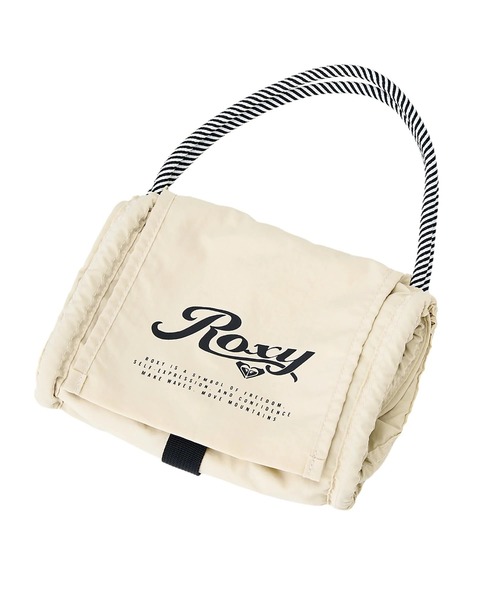 ROXY(ロキシー)の「ROXY ウィメンズ COASTY DAYS TOTE トートバッグ 【2026年春夏モデル】/ロキシードローコード付きナイロンバッグ(トートバッグ・レディース・ブラック/ベージュ/ミント・FREE)」の16枚目の写真