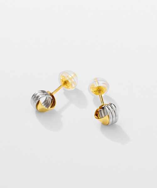 Jewel closet by L&Co.(ジュエルクローゼットバイエルアンドコー)の「K18/プラチナ ピアス(ピアス(両耳用)・レディース・プラチナム/ゴールド・FREE)」の3枚目の写真