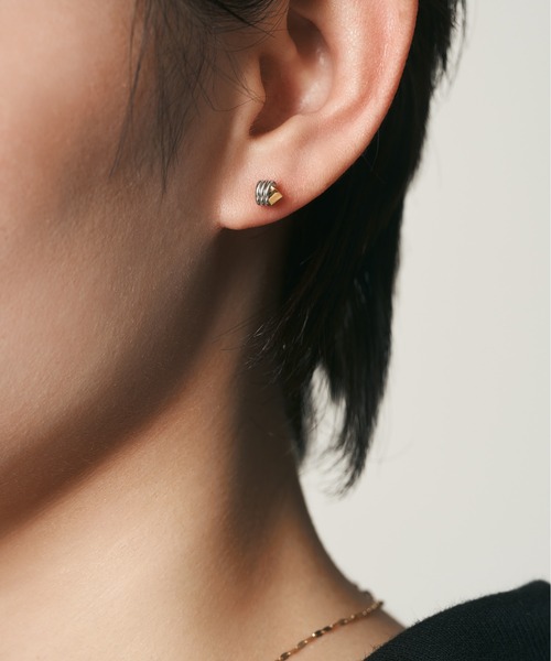 Jewel closet by L&Co.(ジュエルクローゼットバイエルアンドコー)の「K18/プラチナ ピアス(ピアス(両耳用)・レディース・プラチナム/ゴールド・FREE)」の4枚目の写真