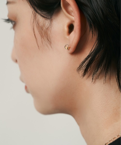Jewel closet by L&Co.(ジュエルクローゼットバイエルアンドコー)の「K18/プラチナ ピアス(ピアス(両耳用)・レディース・プラチナム/ゴールド・FREE)」の6枚目の写真
