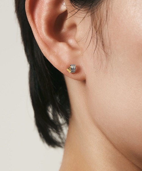 Jewel closet by L&Co.(ジュエルクローゼットバイエルアンドコー)の「K18/プラチナ ピアス(ピアス(両耳用)・レディース・プラチナム/ゴールド・FREE)」の5枚目の写真