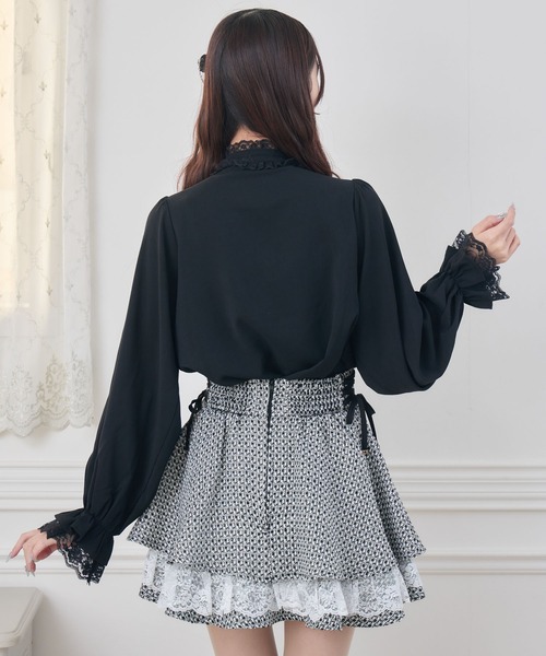 couture BY ROJITA(クチュールバイロジータ)の「2段ティアードブラウス(シャツ/ブラウス・レディース・ホワイト/ブラック/ピンク・FREE)」の20枚目の写真