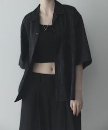 remer（リメール）の「remer 26春夏新作 / loose jacquard open collar shirt / ルーズジャガードオープンカラーシャツ（シャツ/ブラウス）」