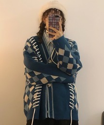 MGV（エムジーヴィー）の「ニットカーディガン（カーディガン/ボレロ）」