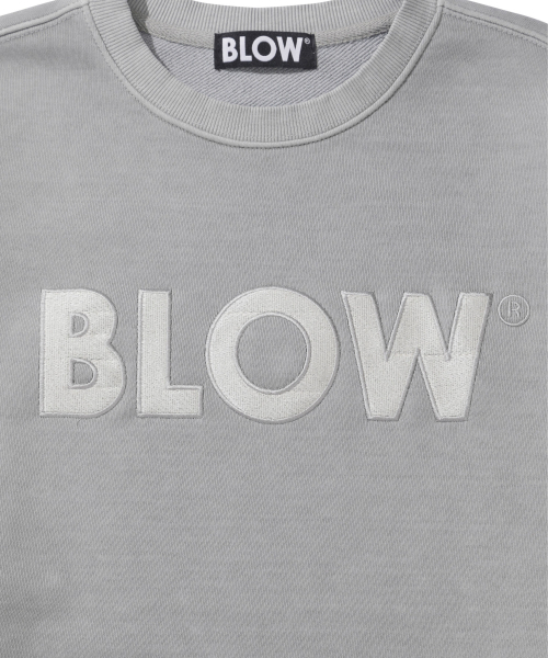 BLOW(ブロウ)の「ピグメントグレー刺繍スウェットシャツ(スウェット・メンズ・その他・FREE)」の6枚目の写真